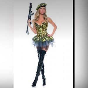 Army corset Halloween costume